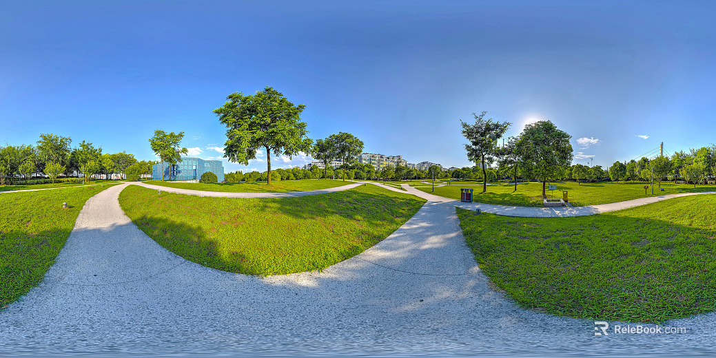 Outdoor Park Lawn Daytime HDR texture