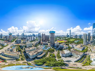 HDR urban ecological greening panorama texture (ID:ffach882603)