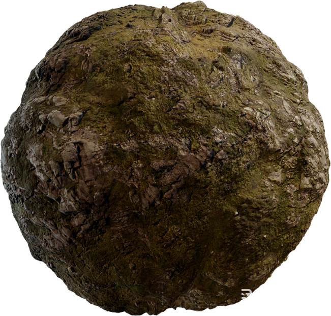 Moss PBR texture