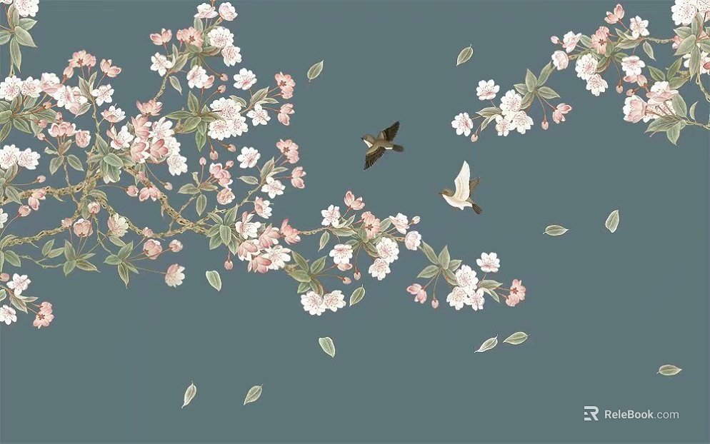 animal and plant pattern texture