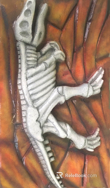three-dimensional physical painting texture