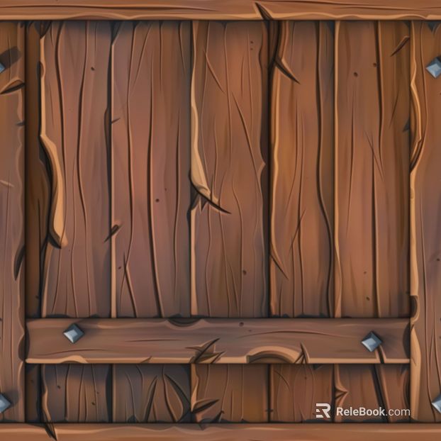 Dark brown dilapidated wooden silo board wooden door texture