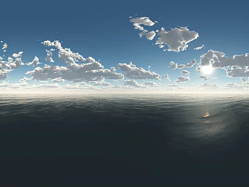 Sea Level Sea Skies Sunny Day HDR texture (ID:ffach657753)