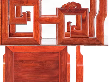 Red brown solid wood Chinese carved furniture components texture (ID:ffaeh117916)