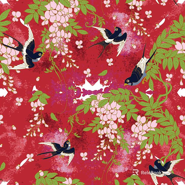 Chinese Classical Continuous Wallpaper texture