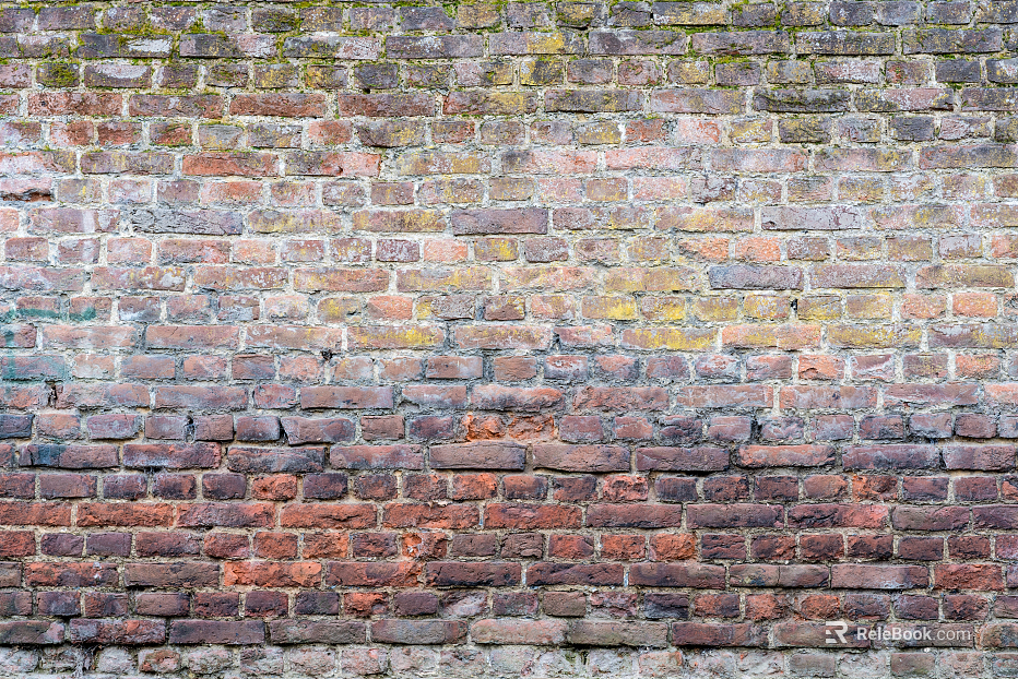 Modern old-fashioned red brick wall industrial wind brick wall dilapidated brick wall texture