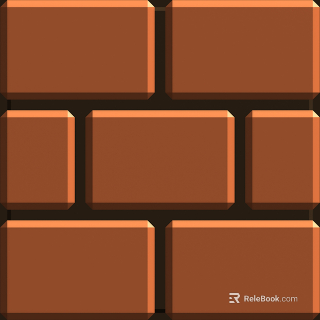 plain color tile net red bread brick texture