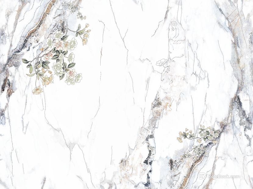 Plant painting texture