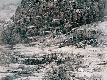landscape painting texture (ID:ffaag04890)