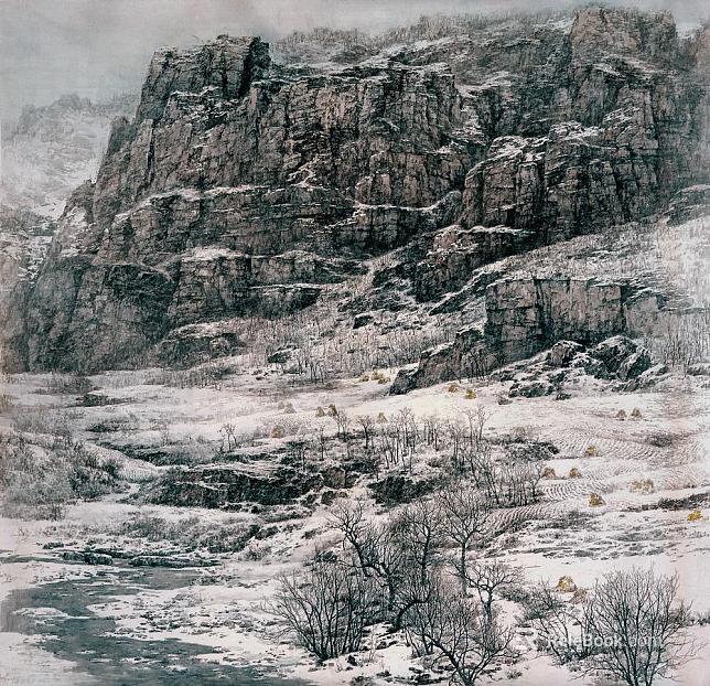 landscape painting texture