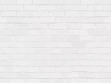 Brick wall Milky White strip brick seamless 3d model