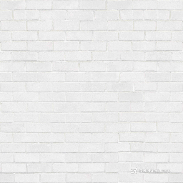 Brick wall Milky White strip brick seamless texture