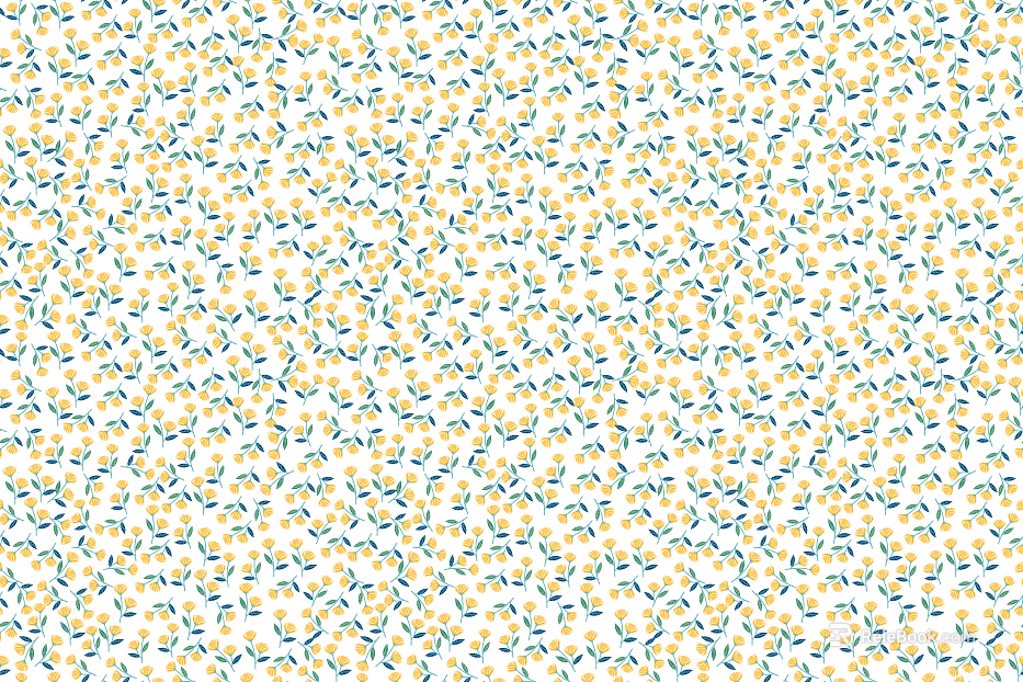 Even grain literary fresh floral plant pattern background texture