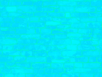 Blue brick wall background wall 3d model