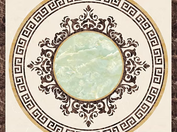 Marble mosaic black and white pattern stone texture (ID:ffacg05532)
