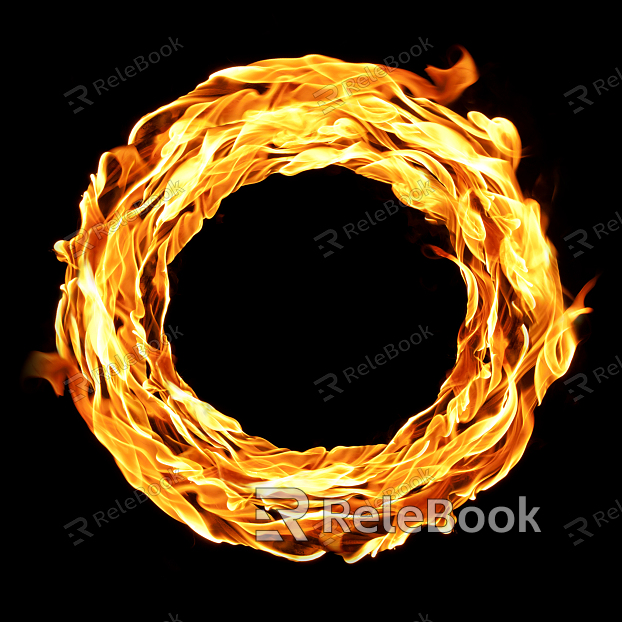 Flame texture texture