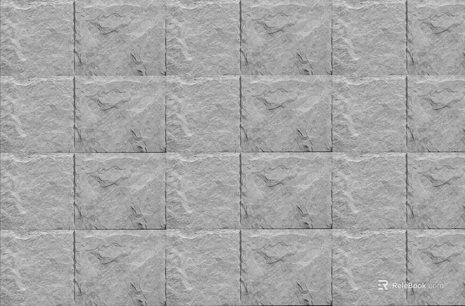 Grey culture stone wall paving texture