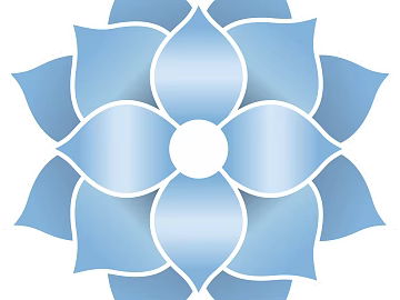 Light blue floral mosaic tile texture (ID:ffaeh397966)