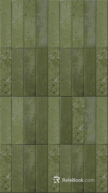 Antique brick vintage green brick texture