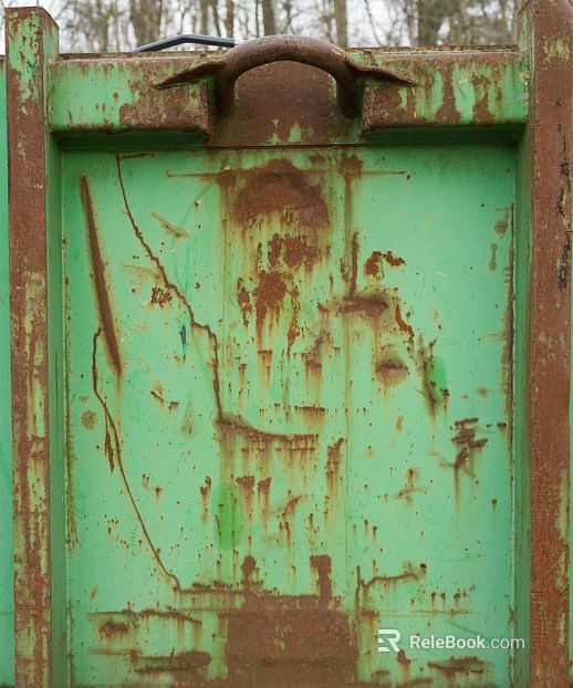 Metal door texture