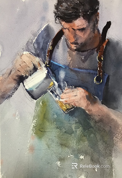 figure painting texture