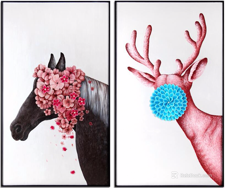 Animal painting texture