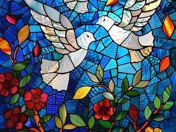 Stained Glass texture (ID:ffach288434)