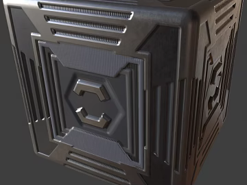 Sci-fi Scene Space Capsule PBR texture (ID:ffach583481)