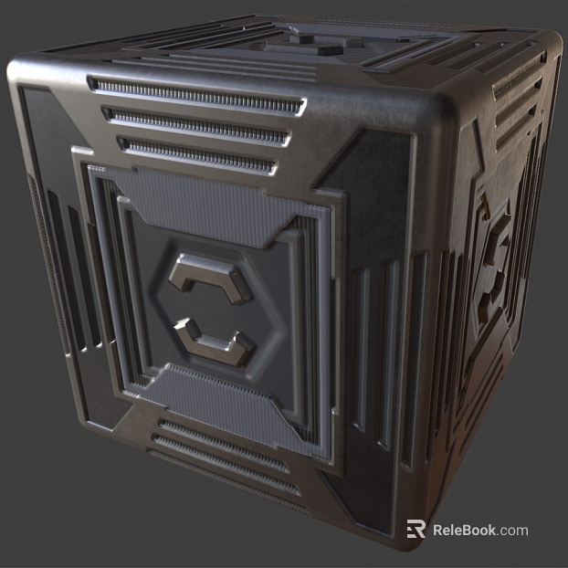 Sci-fi Scene Space Capsule PBR texture