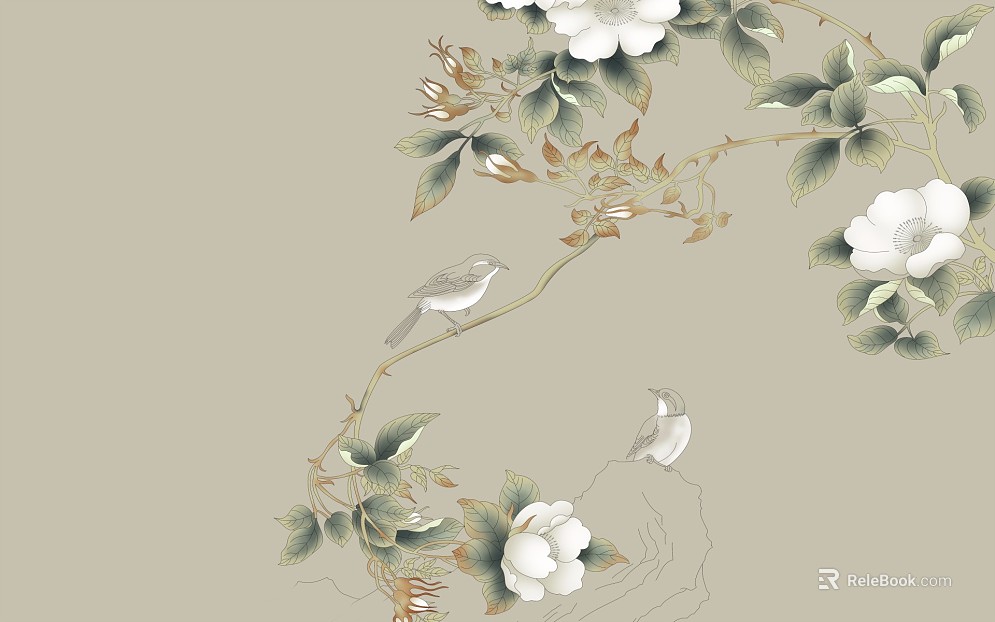 animal and plant pattern texture
