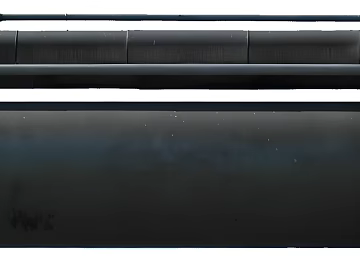 Deep gray old metal pipe industrial components 3d model