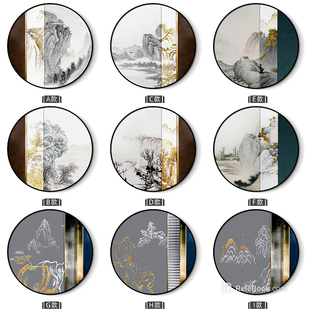 landscape painting texture