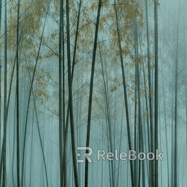 Plant painting texture