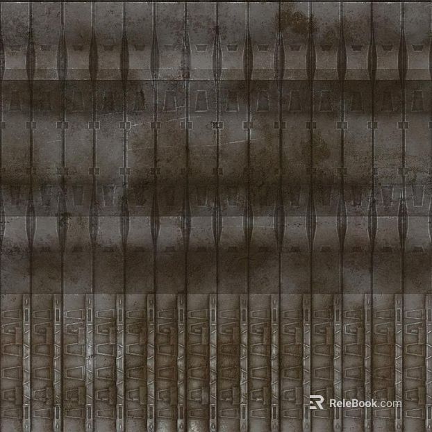 Retro dark gray old metal plate industrial wall texture