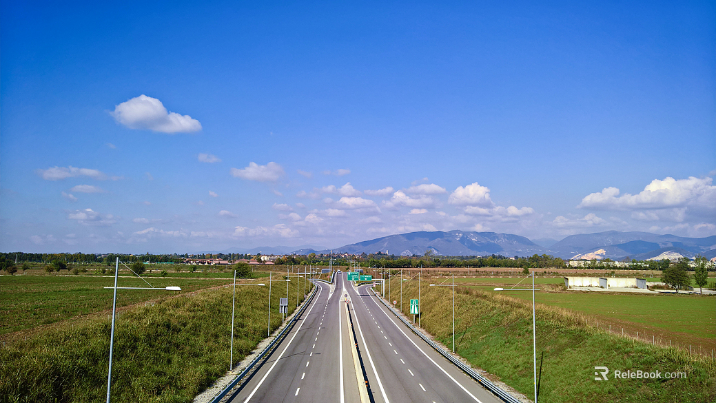 Highway Road Landscape texture
