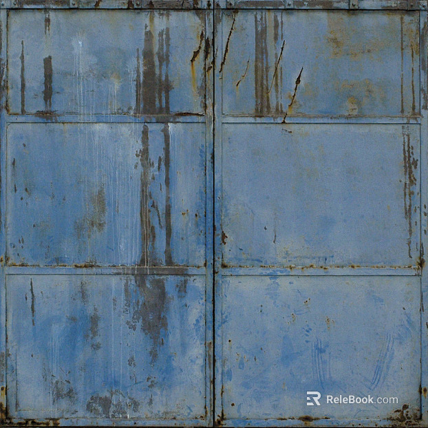 Metal door texture