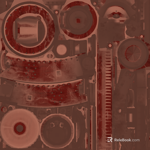 Red brown old mechanical metal texture texture