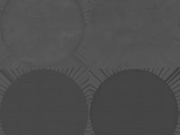 Dark gray brushed metal decorative panel 3d model