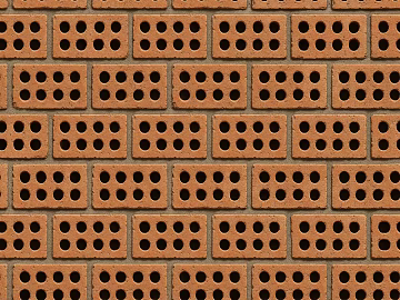 New Chinese Style Perforated Brick Red Brick Soil Brick texture (ID:ffach303543)