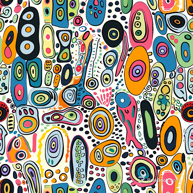 Patterned wall fabric, patterned wallpaper, cartoon wallpaper, cartoon wall fabric, wall fabric, wallpaper, wall covering texture