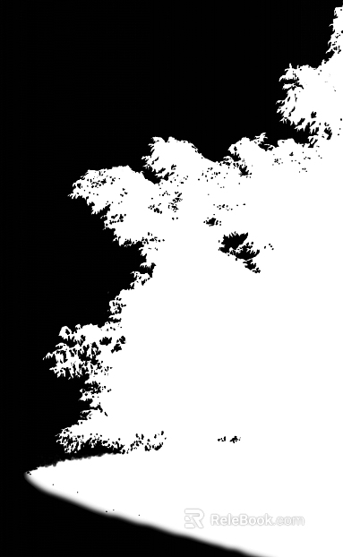 Branches Leaves Tree Shadows Light Shadows Highlights Mask Outlines texture