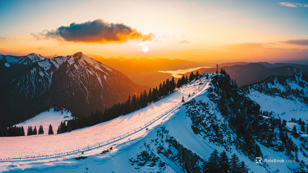 Modern Natural Landscape Snow Mountain Exterior texture