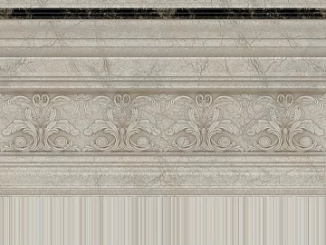 Off-white European-style carved stone wall line texture (ID:ffaeh012939)
