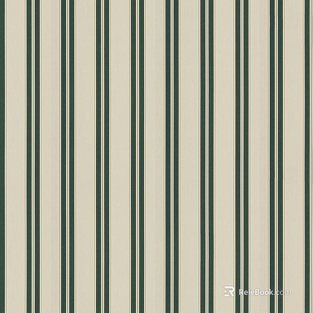 Dark green beige vertical pattern wallpaper texture