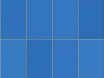 Lattice Tile Floor Tile Blue Seamless 3d model