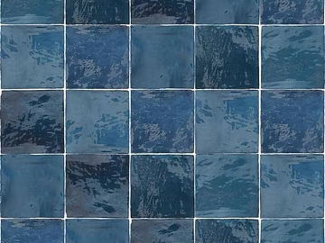 Dark blue ceramic mosaic kitchen and bathroom wall tiles texture (ID:ffaeh111796)