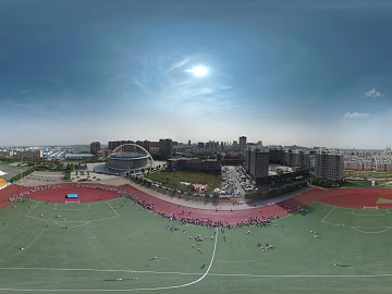 HDR Sports Fitness Plaza Panorama texture (ID:ffach414503)