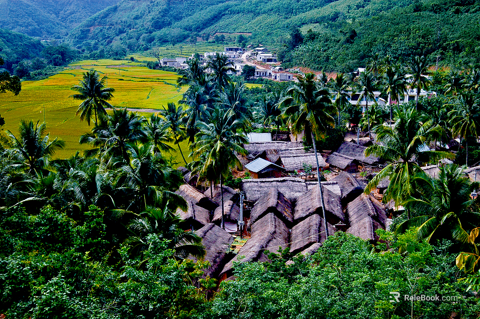 Pastoral scenery texture