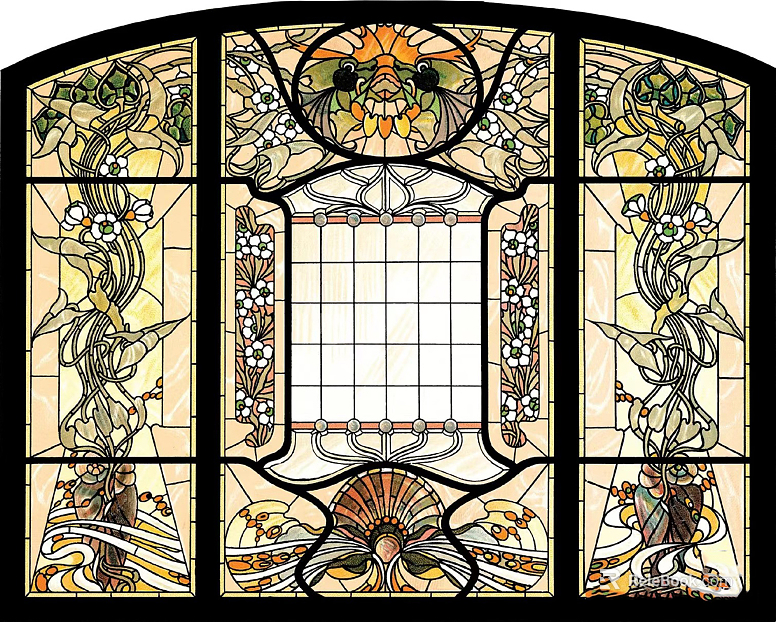 Vintage Pattern Stained Glass texture