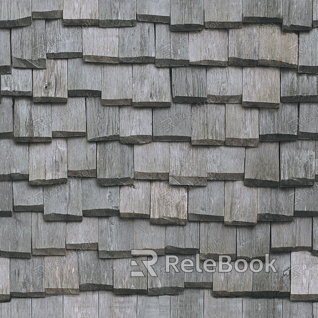 Wooden tile texture